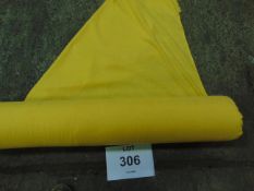 1 x Roll of Yellow Flanatte Duster Cloth 40x 1 metre MoD stock Reserve