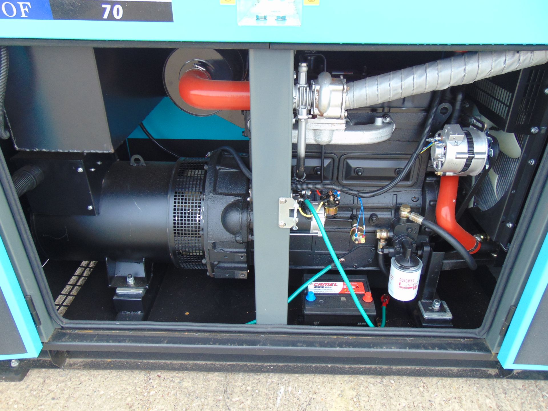 2022 UNISSUED 70 KVA 3 Phase Silent Diesel Generator Set - Bild 12 aus 16
