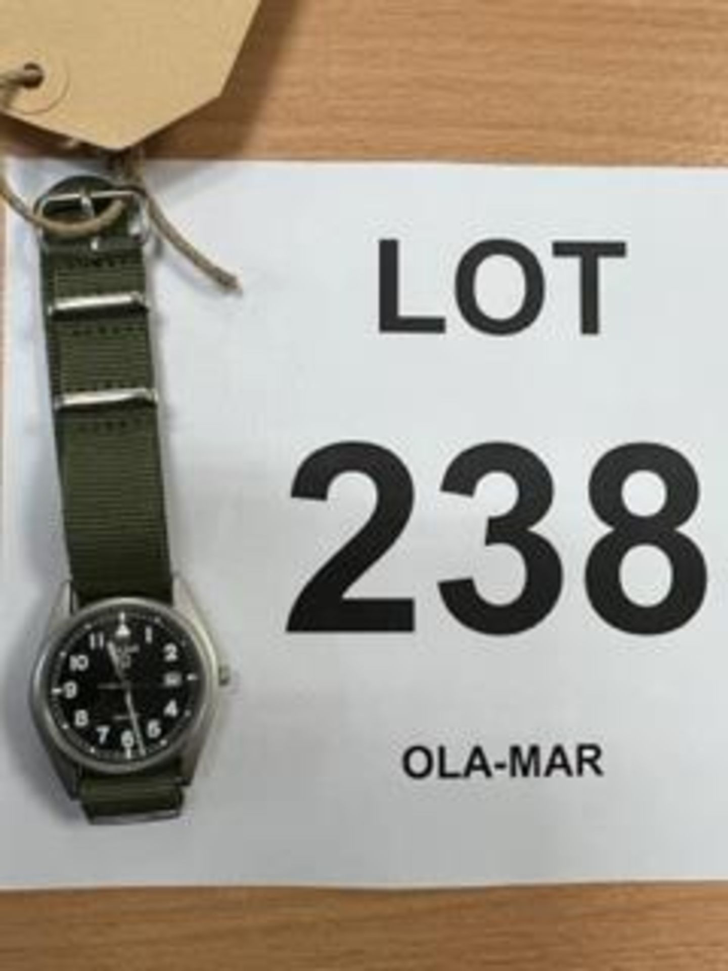 PULSAR BRITISH ARMY W10 SERVICE WATCH WATER RESISTANT NATO MARKS DATE 2004 - Image 6 of 6