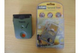 Rolson Universal Survival Tool and Thermo Scientific EPD Electronic Personal Dosimeter