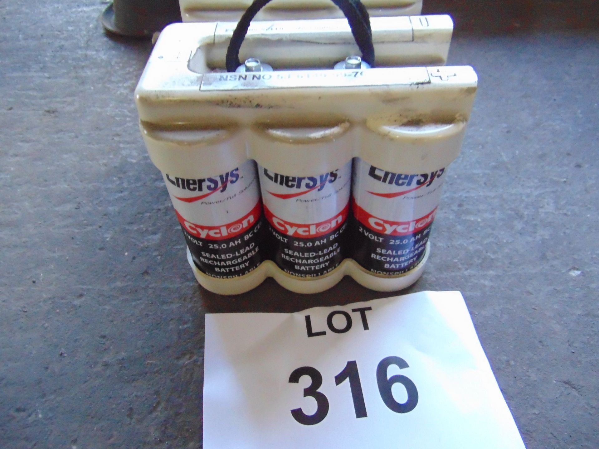 2x Unissued Enersys 2 volt per cell x6 Rechargeable Batteries in Unboxed - Image 2 of 3