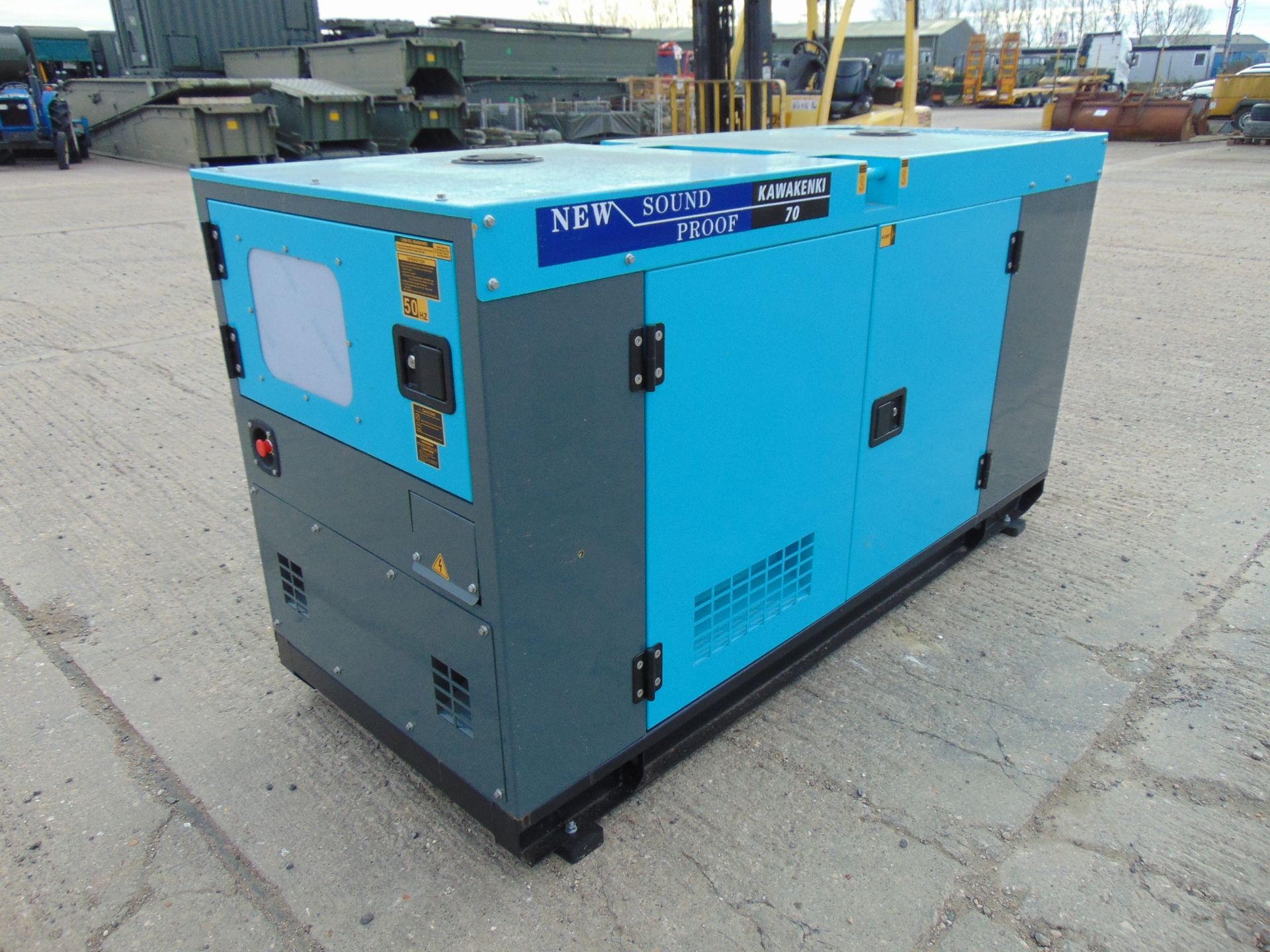 2022 UNISSUED 70 KVA 3 Phase Silent Diesel Generator Set - Image 5 of 16