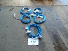 5x New Unissued 38ft 240 Volt Extension Lead