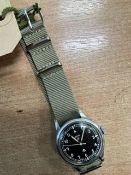 V.NICE SMITHS MECHANICAL MOVEMENT W10 BRITISH ARMY SERVICE WATCH NATO MARKS DATED 1969 SN.0904