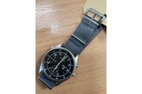 YOU ARE BIDDING FOR A SEIKO GEN 2 RAF PILOTS CHRONO TORNADO FORCE ISSUE  NATO MARKS DATE 1995 DATE