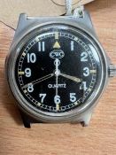 CWC W10 BRITISH ARMY SERVICE WATCH NATO MARKS DATE 2006 WATER RESISTANT TO 5 ATM