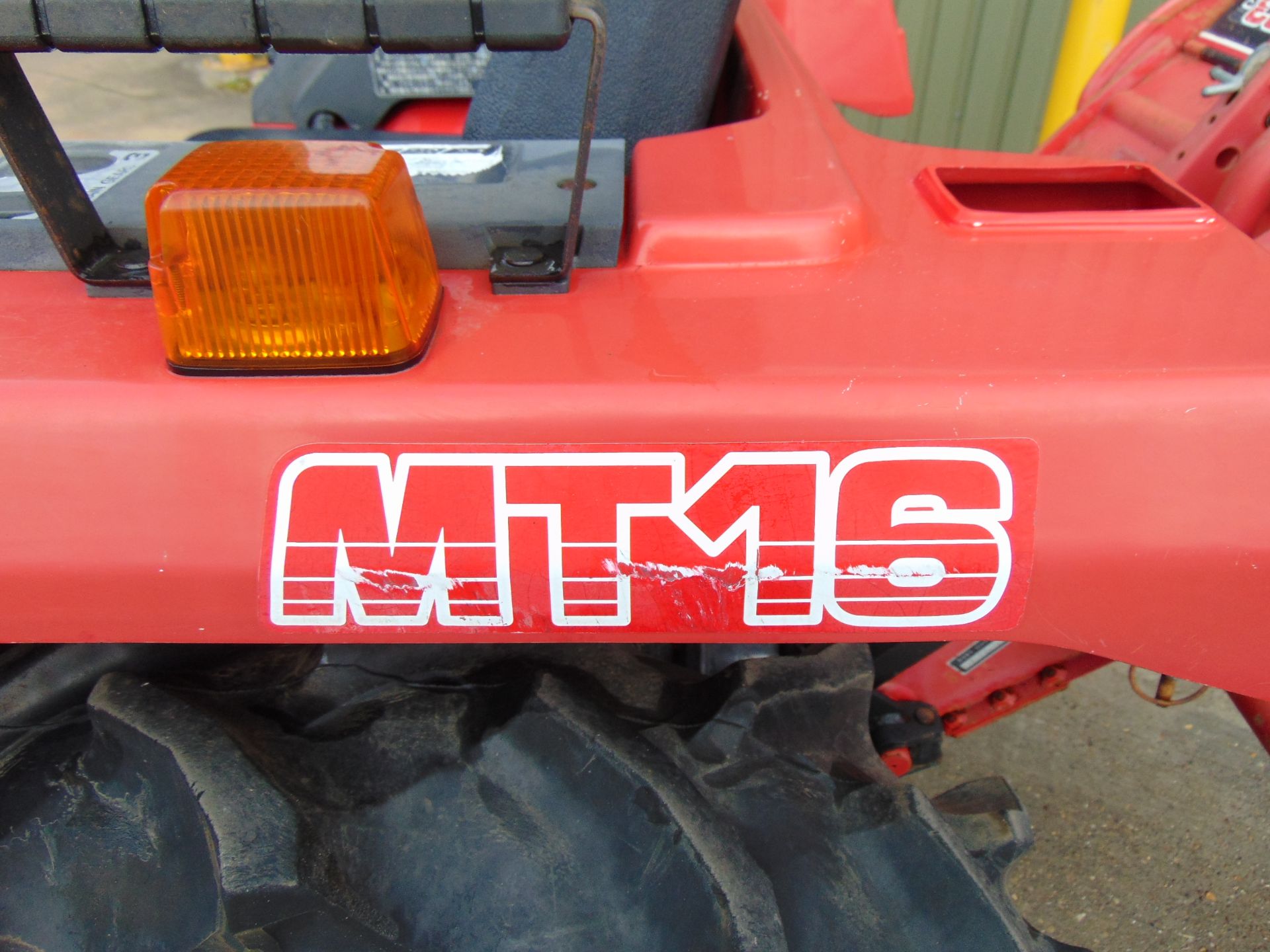 Mitsubishi MT16 4WD Compact Tractor c/w Rotovator ONLY 922 HOURS! - Bild 10 aus 18