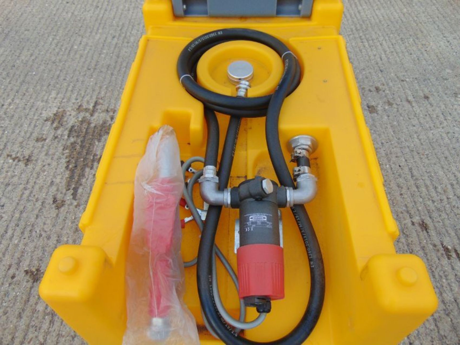 **New Unused** DTK 240 Litre fuel storage tank C/W Pump, Hose & Nozzle - Image 2 of 11