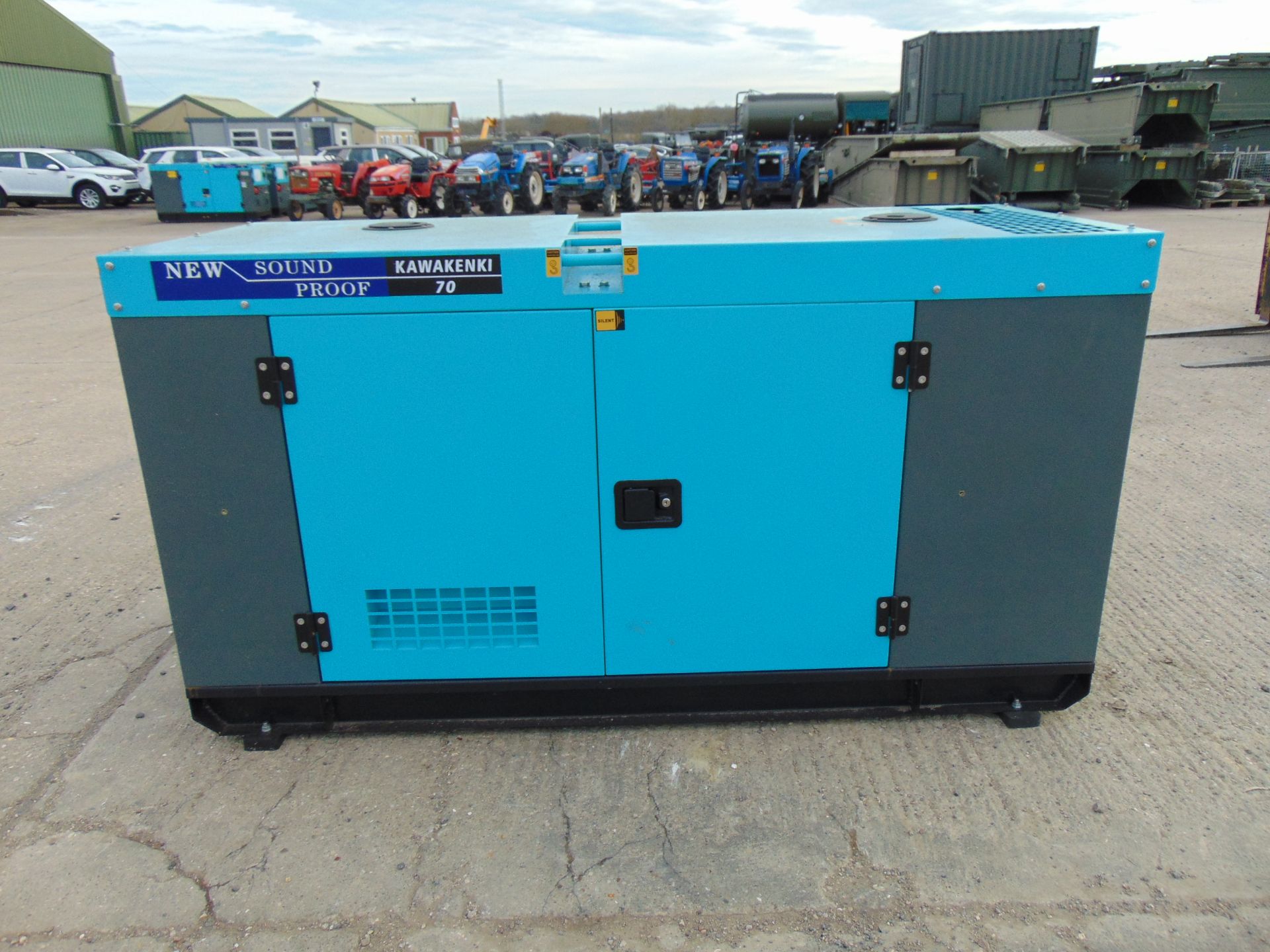 2022 UNISSUED 70 KVA 3 Phase Silent Diesel Generator Set - Image 4 of 16