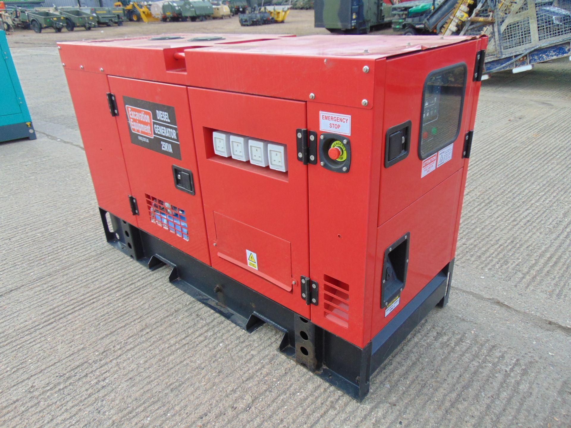 2022 UNISSUED 25 KVA 3 Phase Silent Diesel Generator Set - Image 6 of 15