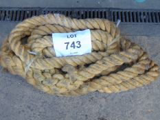 NEW UNISSUED TUG-OF-WAR ROPE FROM BRITISH ARMY