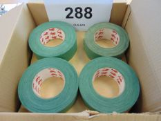 1 Box of 12 Rolls New Unissued Scapa Cloth Adhesive Tape 50m
