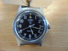 CWC W10 British Army Service Watch with Nato Markings water Resistant to 5ATM, date 2006