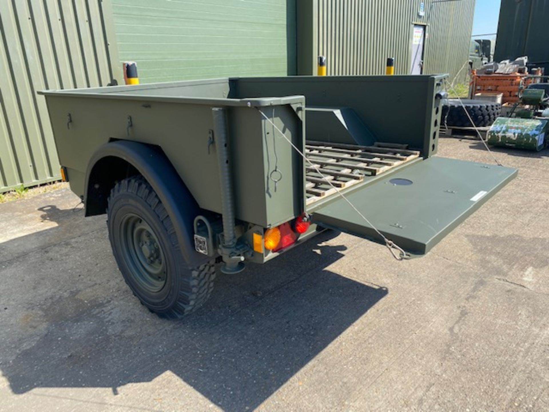 UK MoD Reserve Stock Penman Trailer GS Light Weight Cargo Land Rover - Image 14 of 37