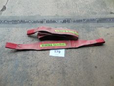 2x Span Set 5 tonne Recovery Lifting Strops
