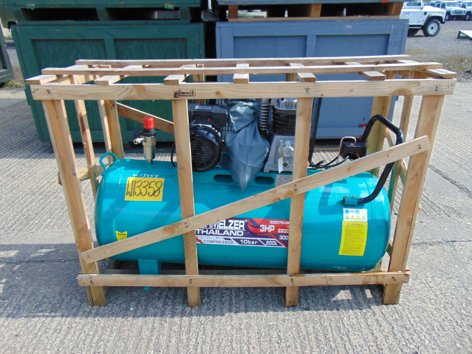 **NEW UNUSED** Schmelzer 200L Workshop Air Compressor