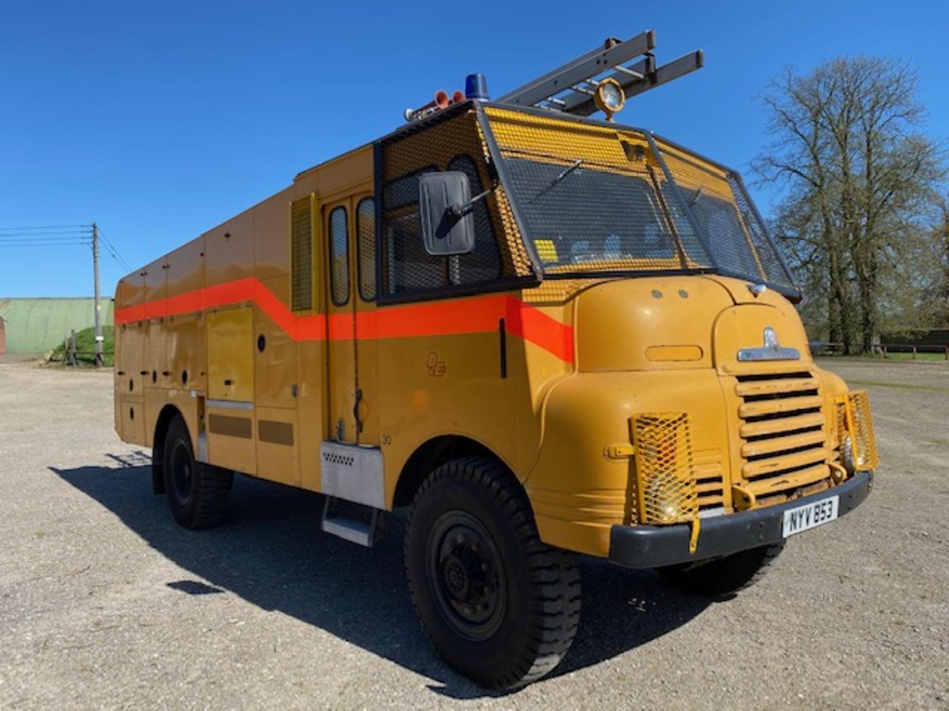 Bedford Green Goddess Fire Engine with Kit including auxiliary pump, hoses ladders etc. From Storage