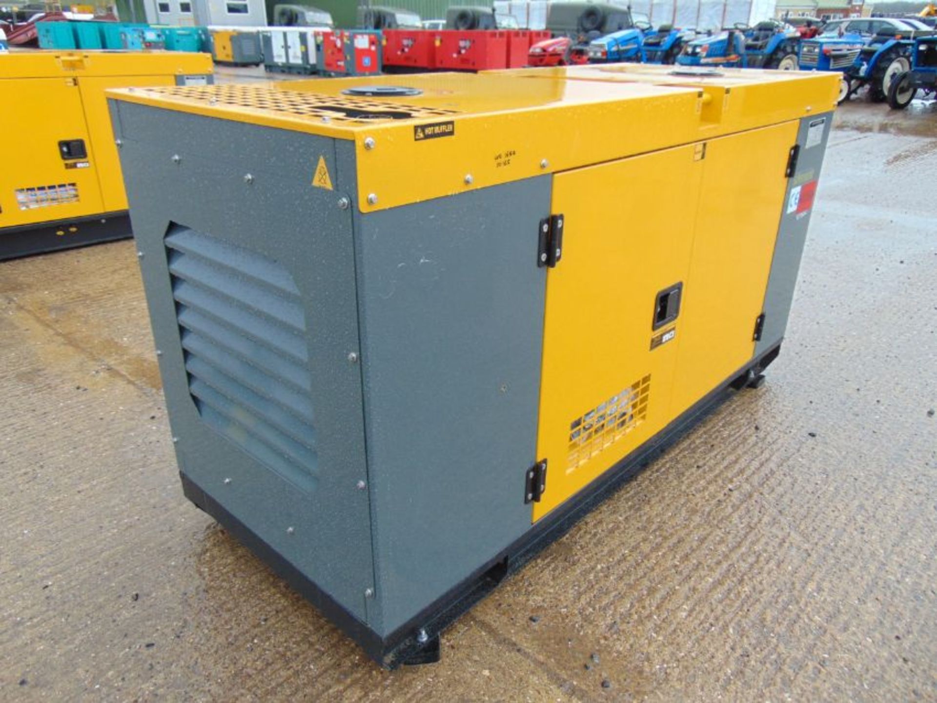 2022 UNISSUED 70 KVA 3 Phase Silent Diesel Generator Set - Image 2 of 16