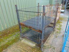 Steel Stacking Stillage with removeable sides and corner posts