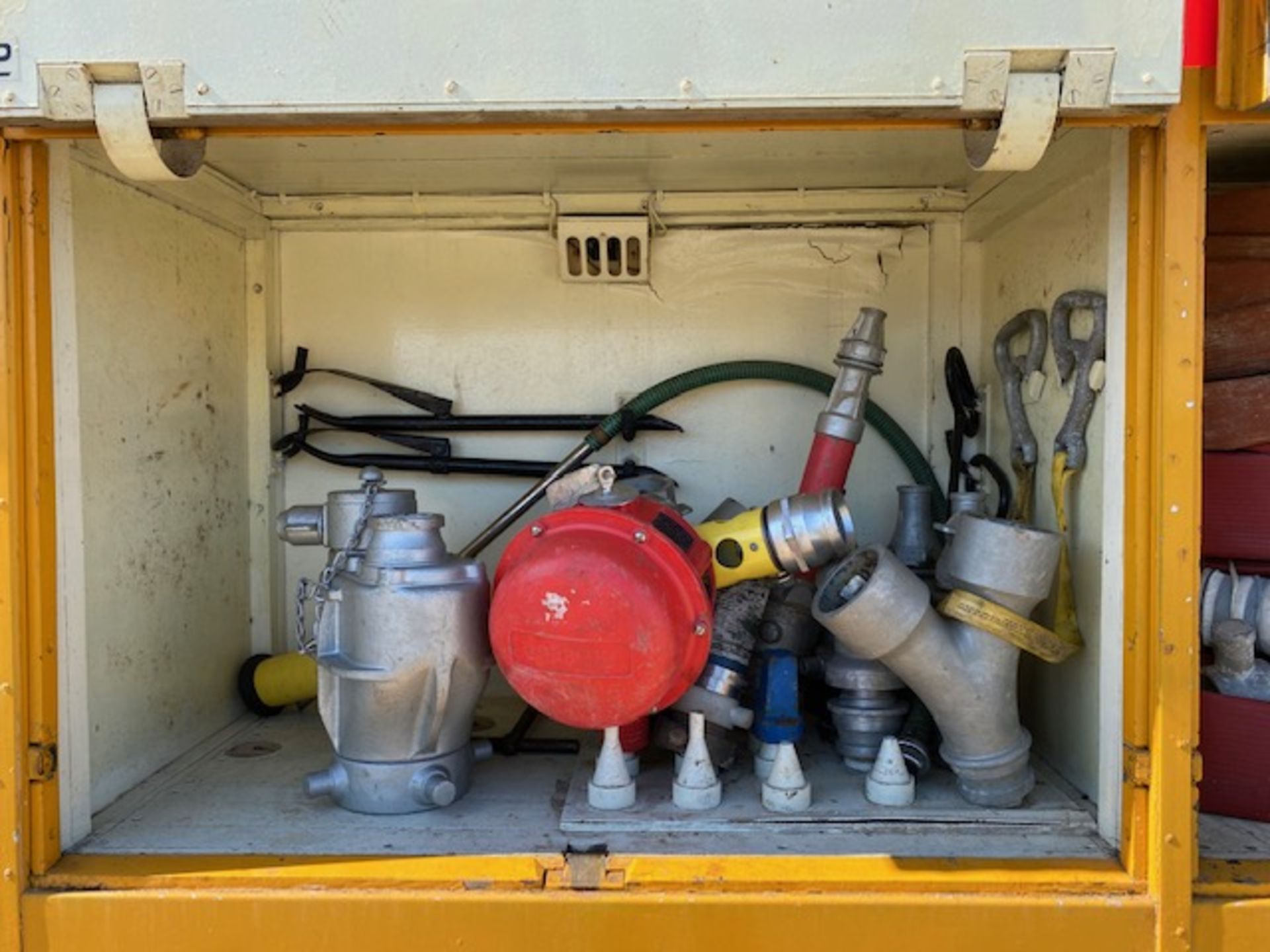 Bedford Green Goddess Fire Engine with Kit including auxiliary pump, hoses ladders etc. From Storage - Image 30 of 58