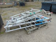 2 x Aluminums Fold Out Scaffold