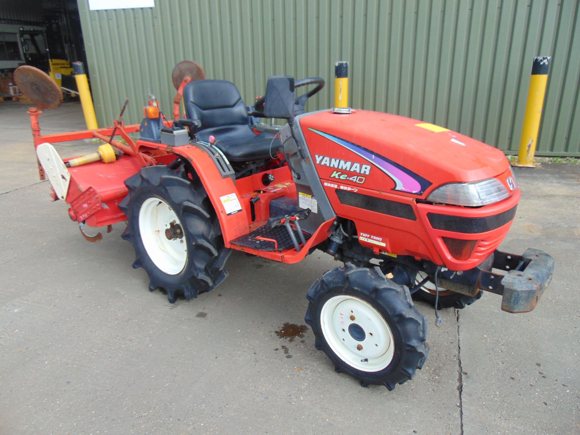 Yanmar KE40 4WD Compact Tractor c/w Rotovator ONLY 1090 HOURS! - Image 2 of 24