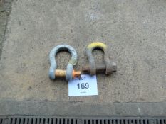 2x HD 25 tonne recovery D.Shackles