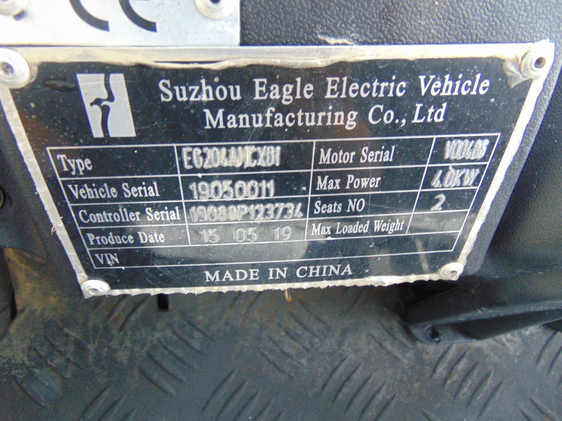 Eagle 2 Seat Electric Utility Vehicle c/w Rear Tipping Body - Image 19 of 19