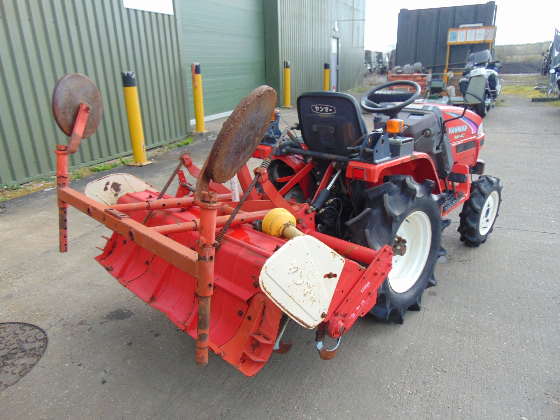 Yanmar KE40 4WD Compact Tractor c/w Rotovator ONLY 1090 HOURS! - Image 8 of 24