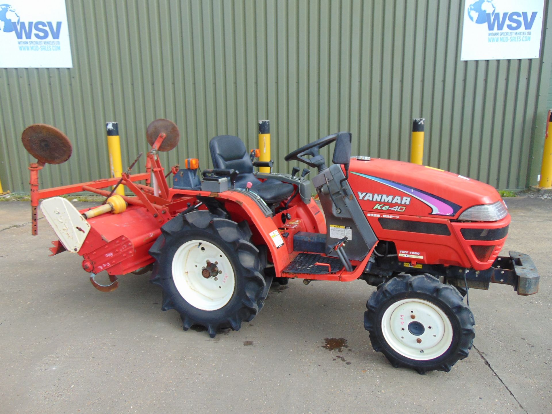 Yanmar KE40 4WD Compact Tractor c/w Rotovator ONLY 1090 HOURS!