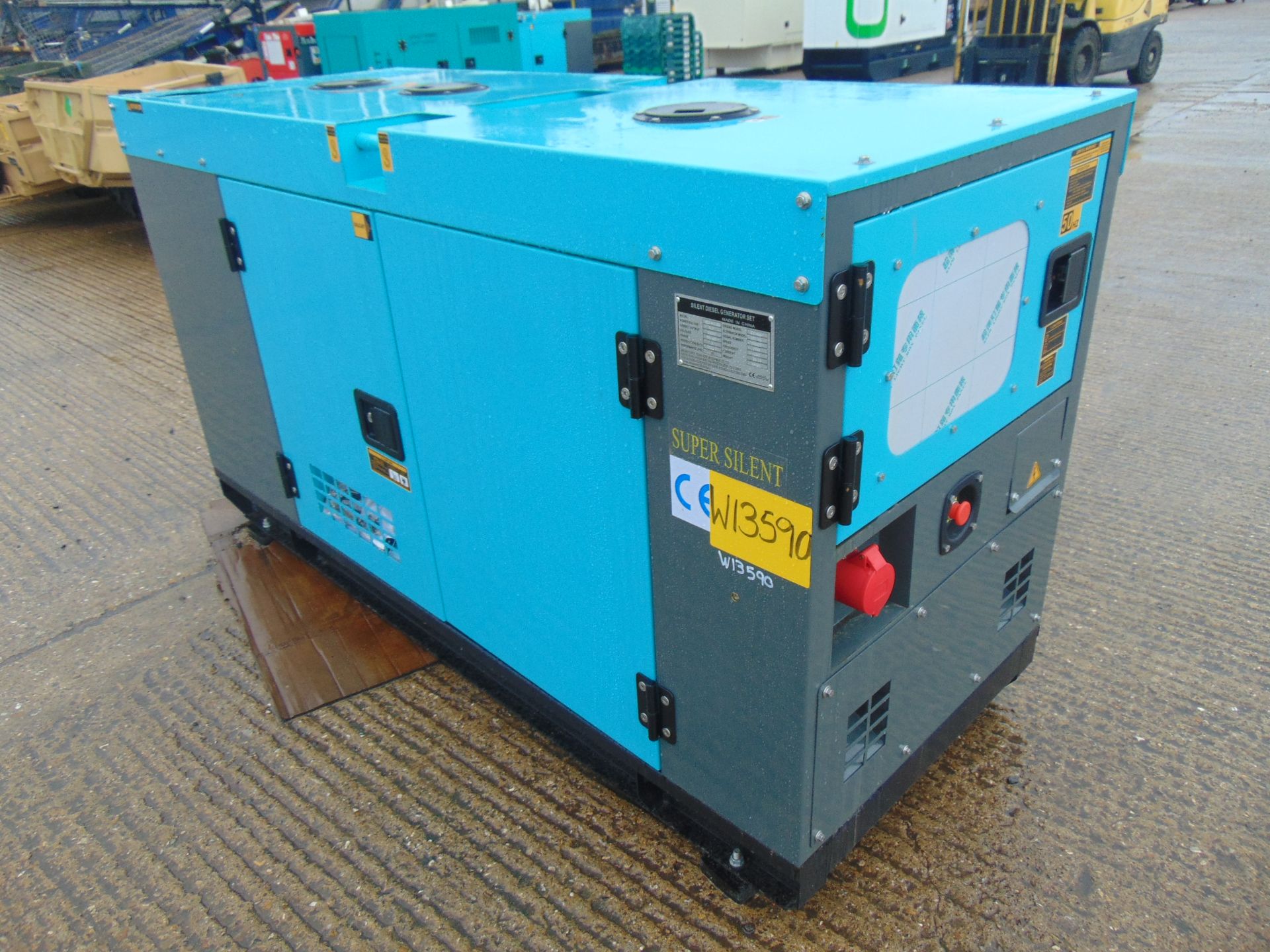 2022 UNISSUED 25 KVA 3 Phase Silent Diesel Generator Set - Image 6 of 16