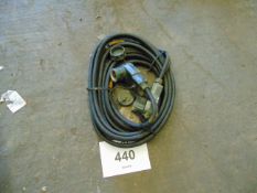 1x Extra Long Inter Vehicle Sump Start Cable