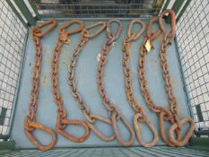 7 x Heavy Duty 3 tonne Recovery Chains