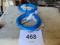 2x New Unissued 38ft 240 Volt Extension Lead