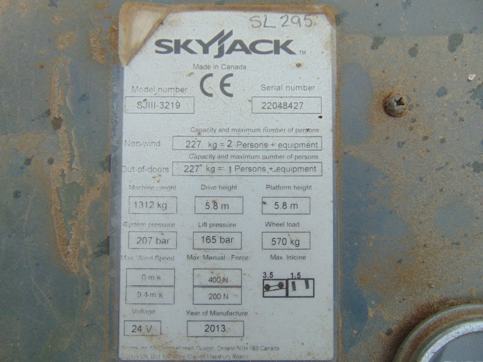 SKYJACK SJIII 3219 Electric Scissor Lift Access Platform ONLY 168 Hours! - Bild 13 aus 13
