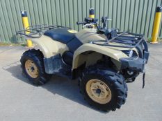 Recent Release Military Specification Yamaha Grizzly 450 4 x 4 ATV Quad Bike ONLY 238 HOURS!