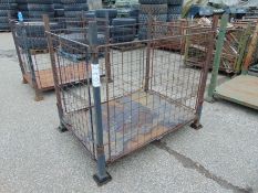 Steel Stacking Stillage with removeable sides and corner posts