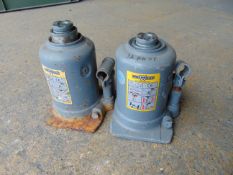 2x Weber 10 Ton Hydraulic Jacks