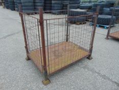 Steel Stacking Stillage with removeable sides and corner posts