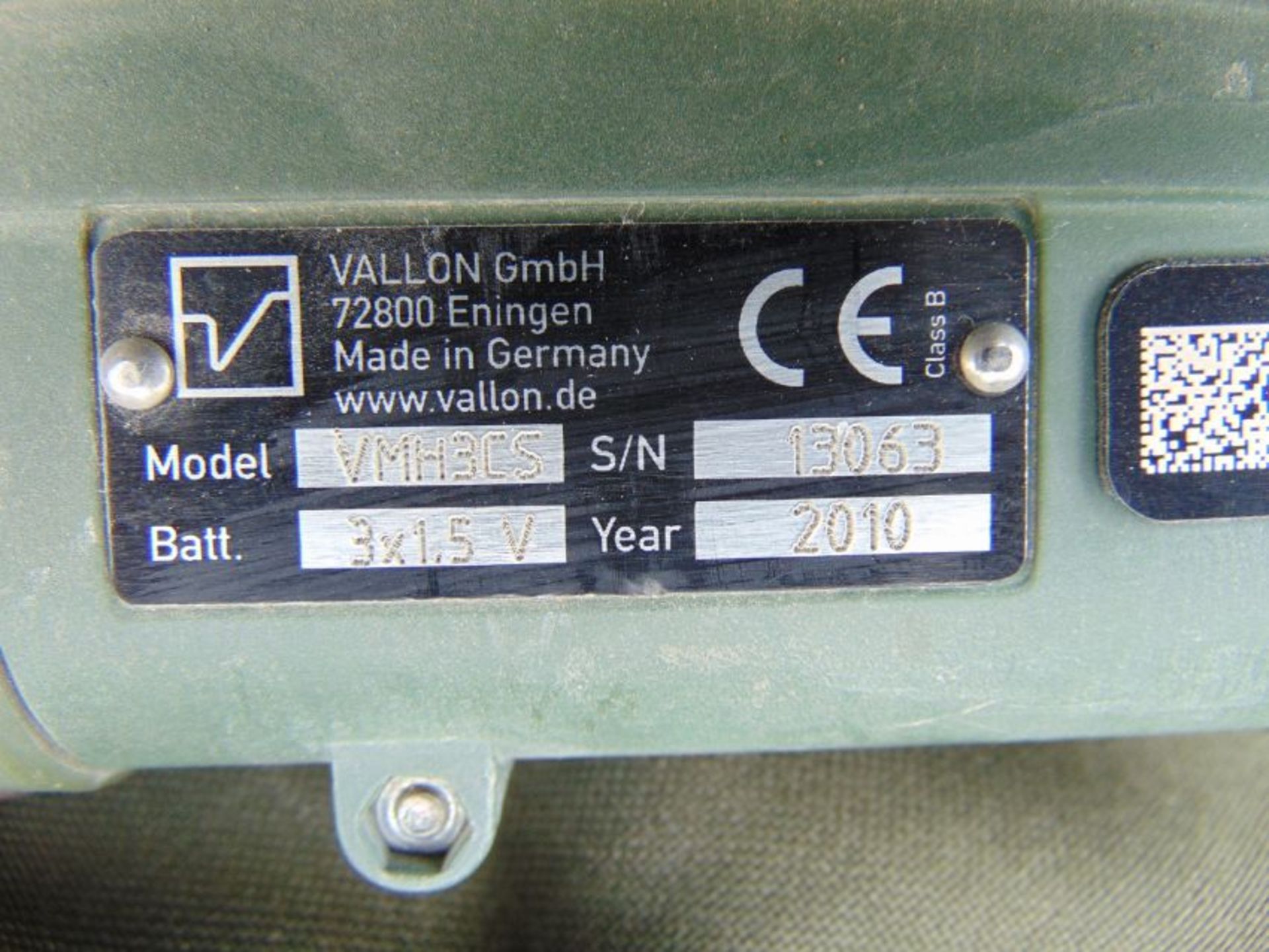 Vallon VMH3CS Metal Detector C/W Soft Backpack - Image 6 of 11