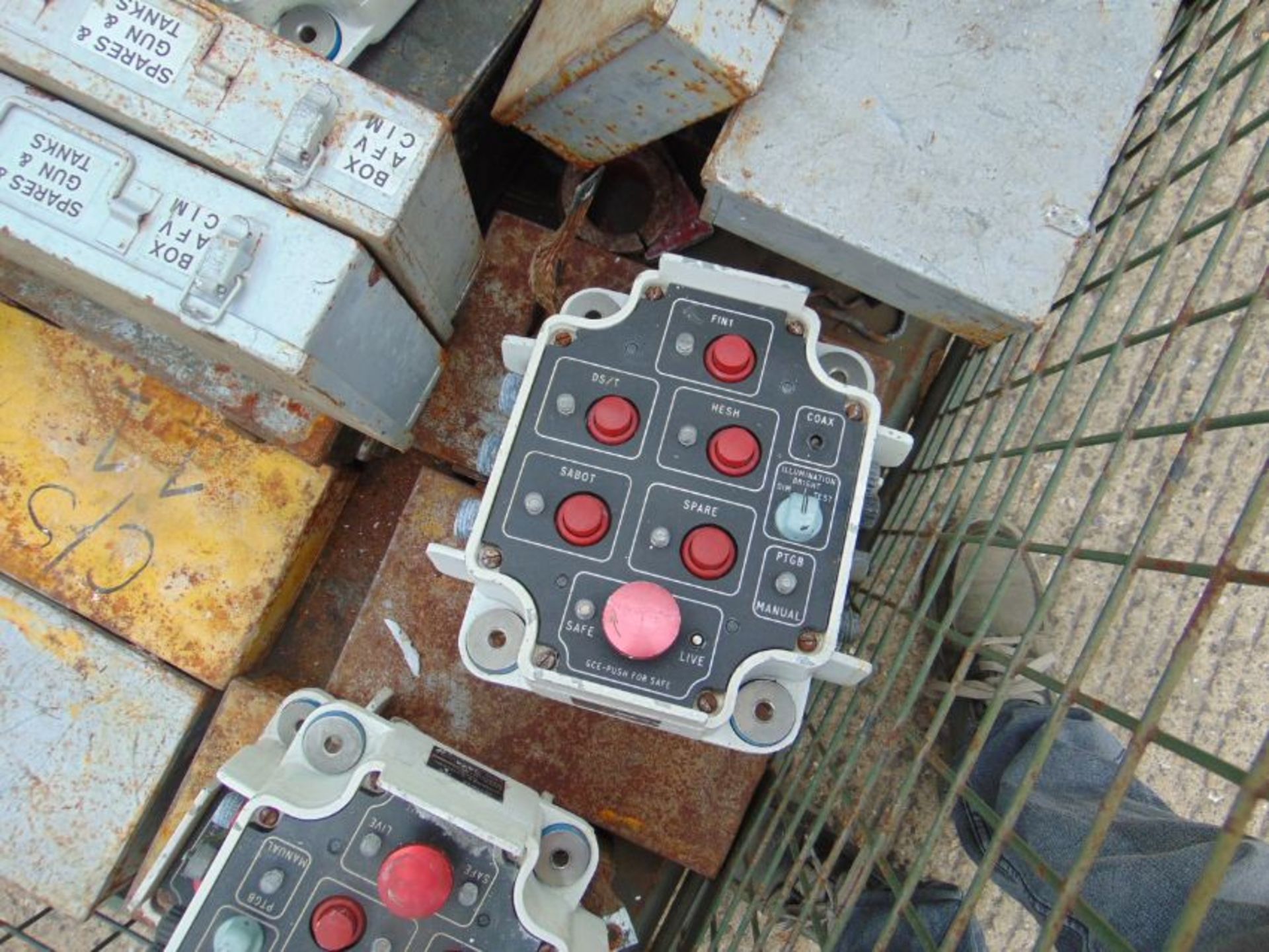 1x Stillage of Control Boxes Gun Spare Boxes, Periscope boxes etc, 40 items - Image 5 of 5