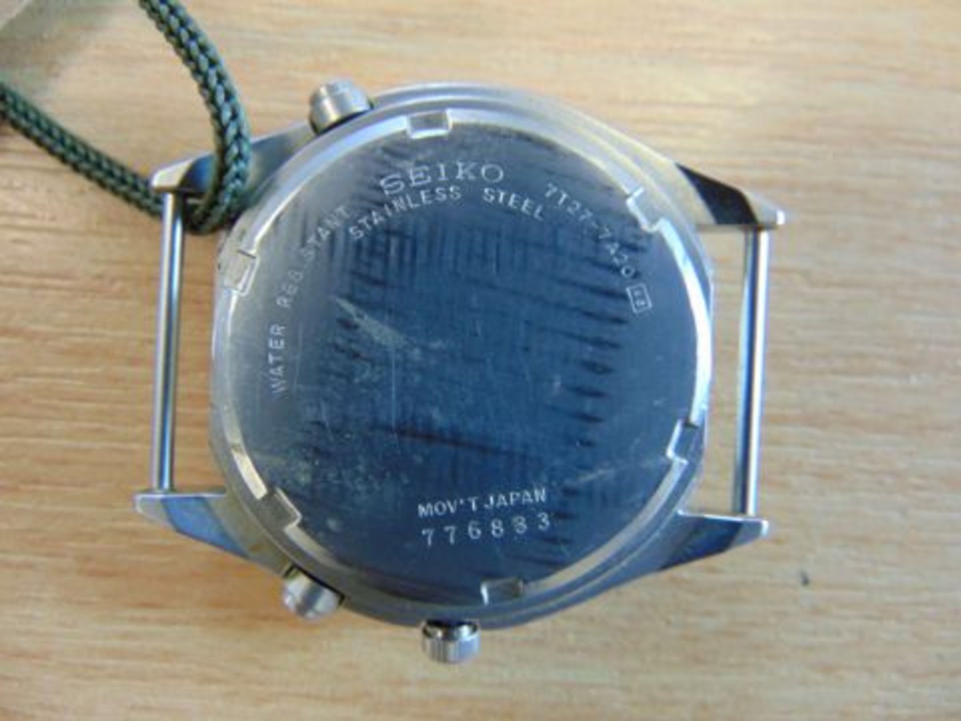 Seiko Gen 2 (date adjust) RAF issue Pilots Chrono - Image 3 of 3