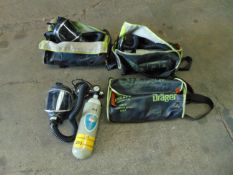 3 x Drager Emergency Escape Oxygen Breathing kits