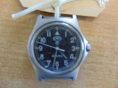 Rare CWC 0555 Royal Navy issue Service Watch, Nato Markings, Date 1995