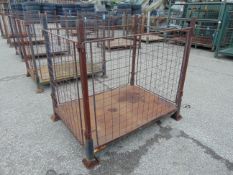 Steel Stacking Stillage with removeable sides and corner posts