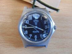 Rare CWC 0552 Royal Marines Issue Service Watch, Nato Markings, Date 1990, GULF WAR 1