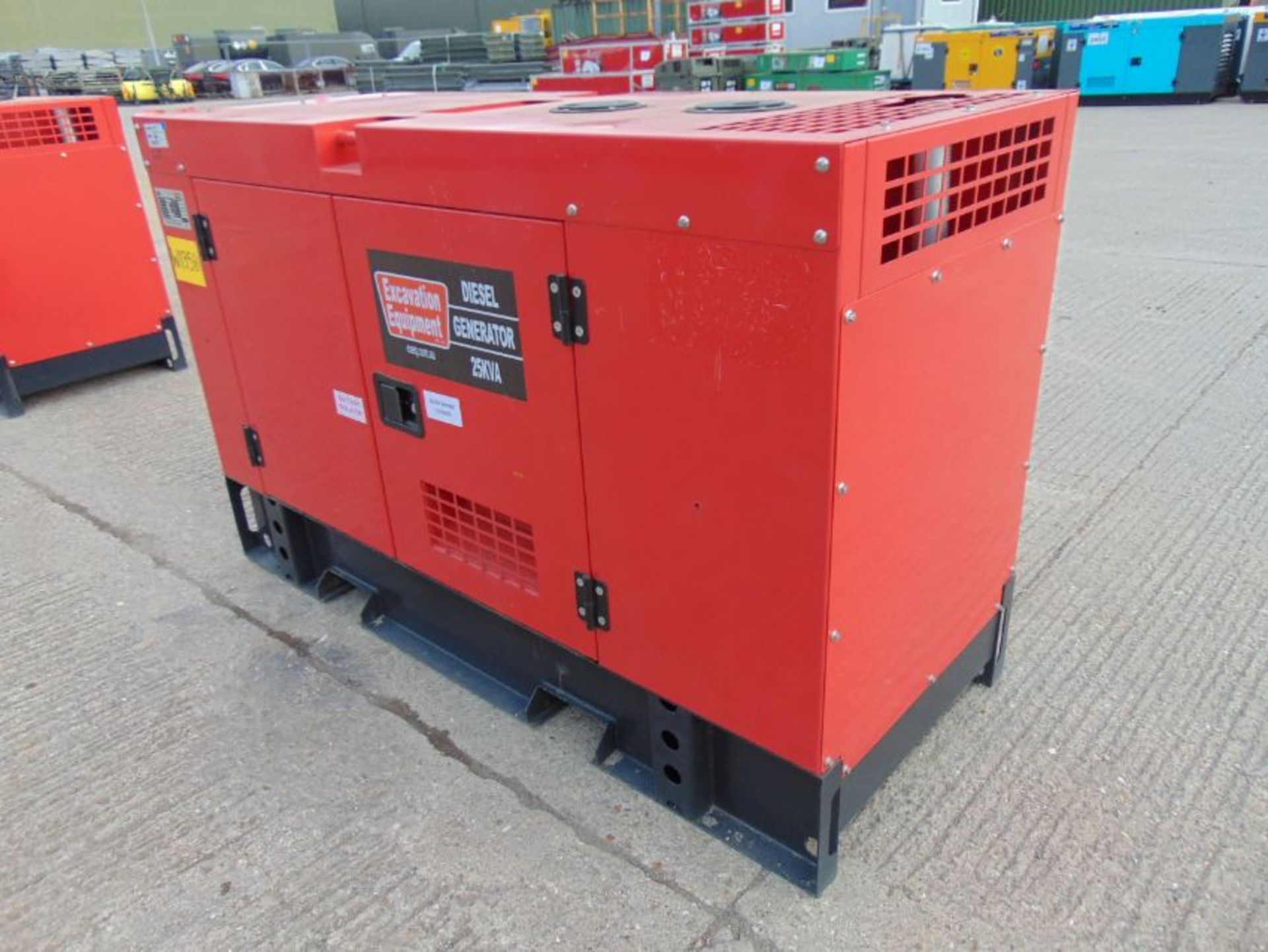 2022 UNISSUED 25 KVA 3 Phase Silent Diesel Generator Set - Bild 3 aus 17