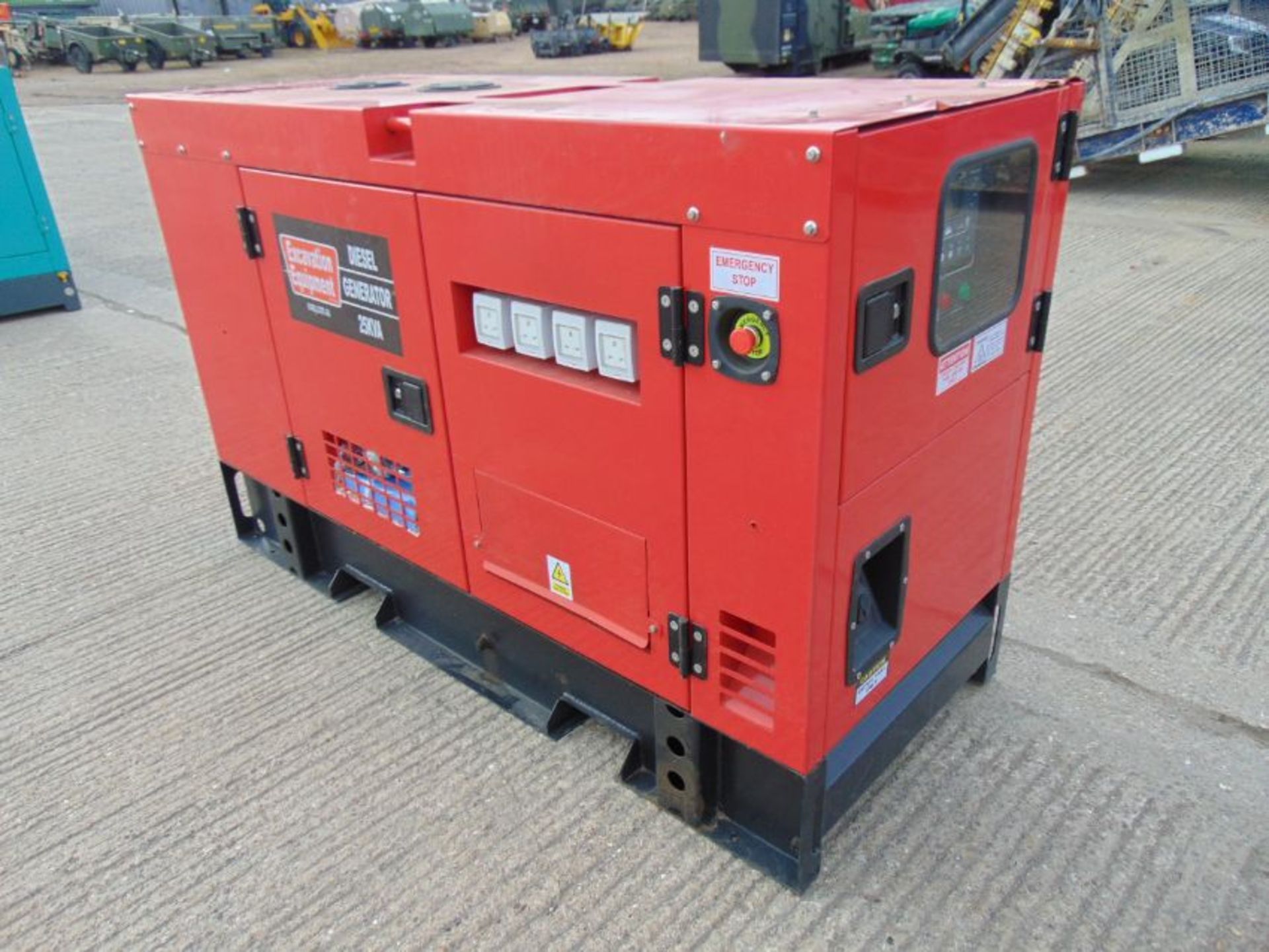 2022 UNISSUED 25 KVA 3 Phase Silent Diesel Generator Set - Image 6 of 17