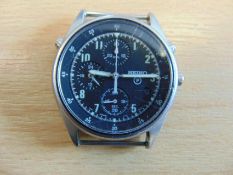 Seiko Gen 2 (date adjust) RAF issue Pilots Chrono