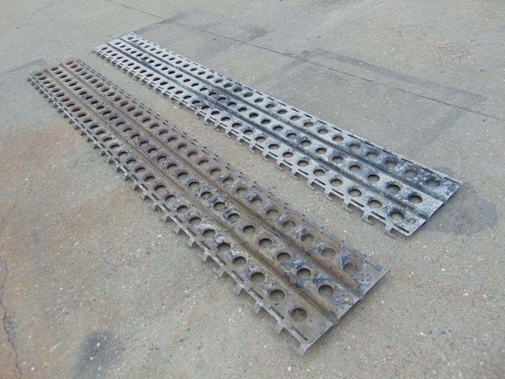 Direct from UK MoD 2x 10ft PSP Aluminium Marston Mats - Image 3 of 4